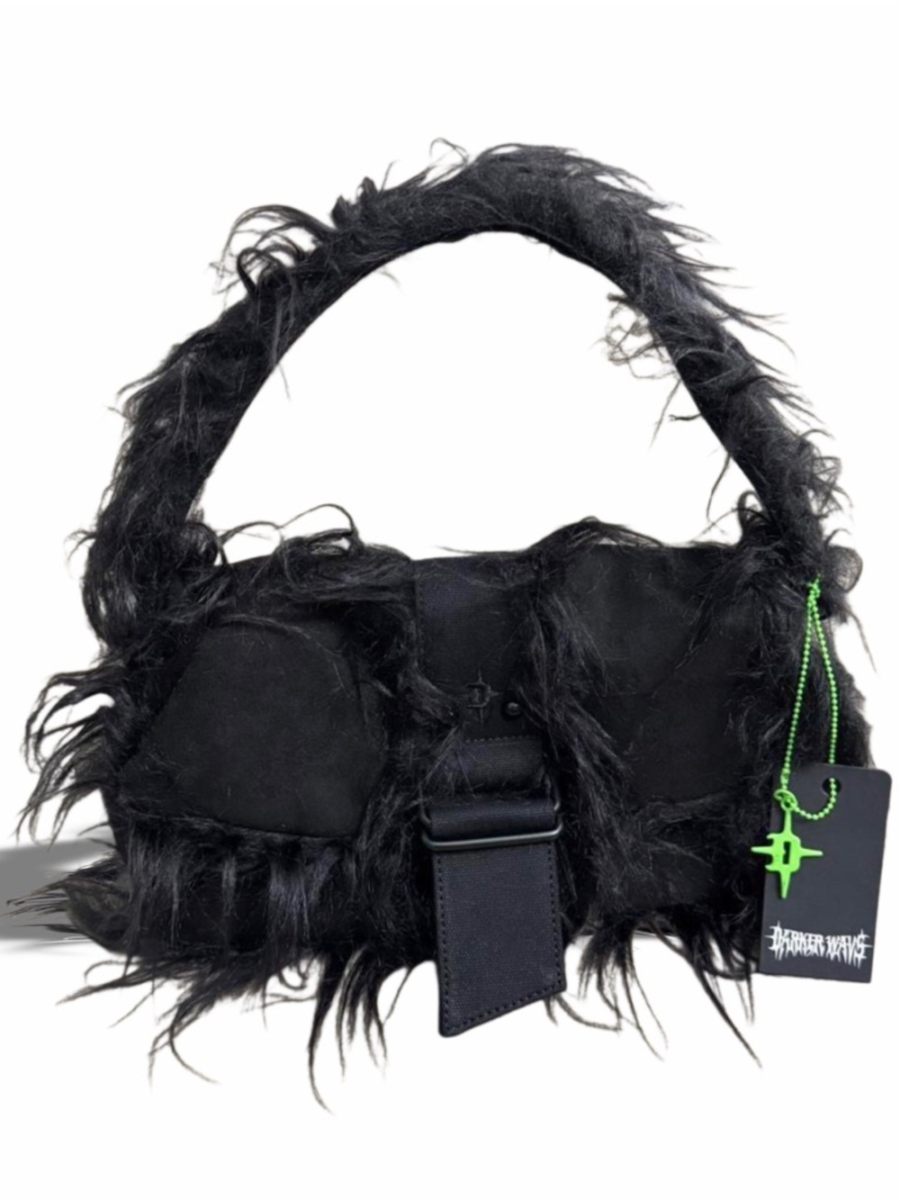 Darker Wavs Faux Fur Shoulder Bag - Picture 6 of 8